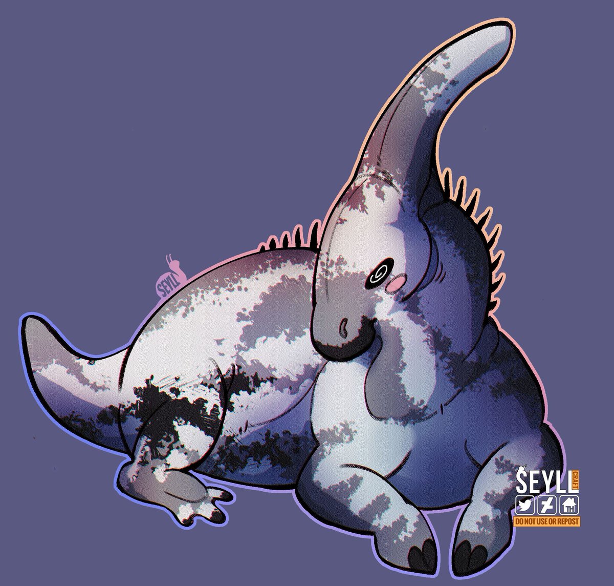 SeyllCraft's tweet photo. Chibi for someone @ discord. 💕 🦕 
───── ⋆⋅☆⋅⋆ ───── 
Any interaction is appreciated! 
#art #furryart #digitalart #dinosaurart #paleoart https://t.co/svFSCDBZSO
