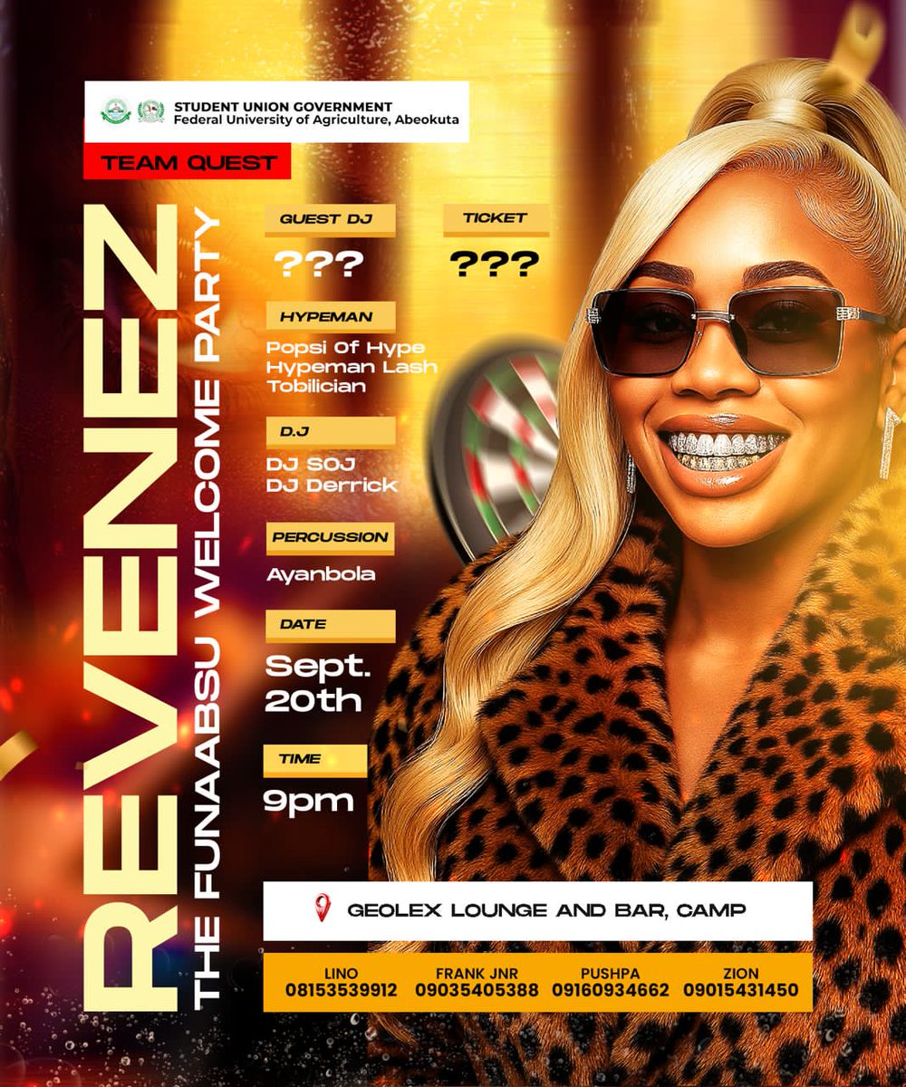 _*The city lights are flickering… the vibe is loading… and the groove is about to make a comeback.*_ 💥🎉

*REVENEZ* is not just a welcome party — it's the ultimate reawakening of campus nightlife! 🔥  
This is where the bass drops, the bottles pop, and the memories begin. 🍾🕺