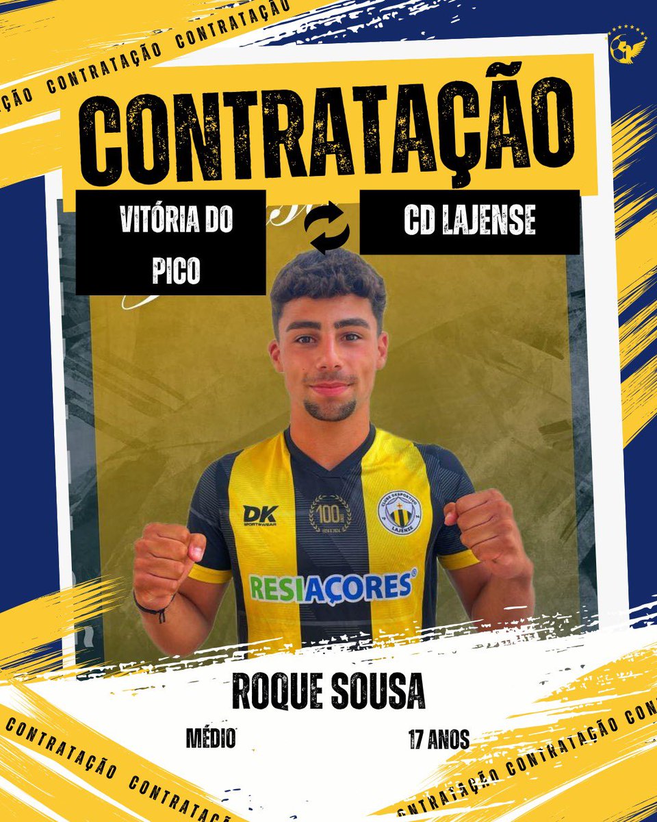 OFICIAL | Roque Sousa troca o Vitória FC do Pico pelo CD Lajense ✅

O emblema aurinegro continua a reforçar o plantel e, desta feita, anuncia a contratação de Roque Sousa, jovem médio de 17 anos de idade.

Em 24/25, o atleta já realizou 20 jogos pelos seniores do Vitória FC.