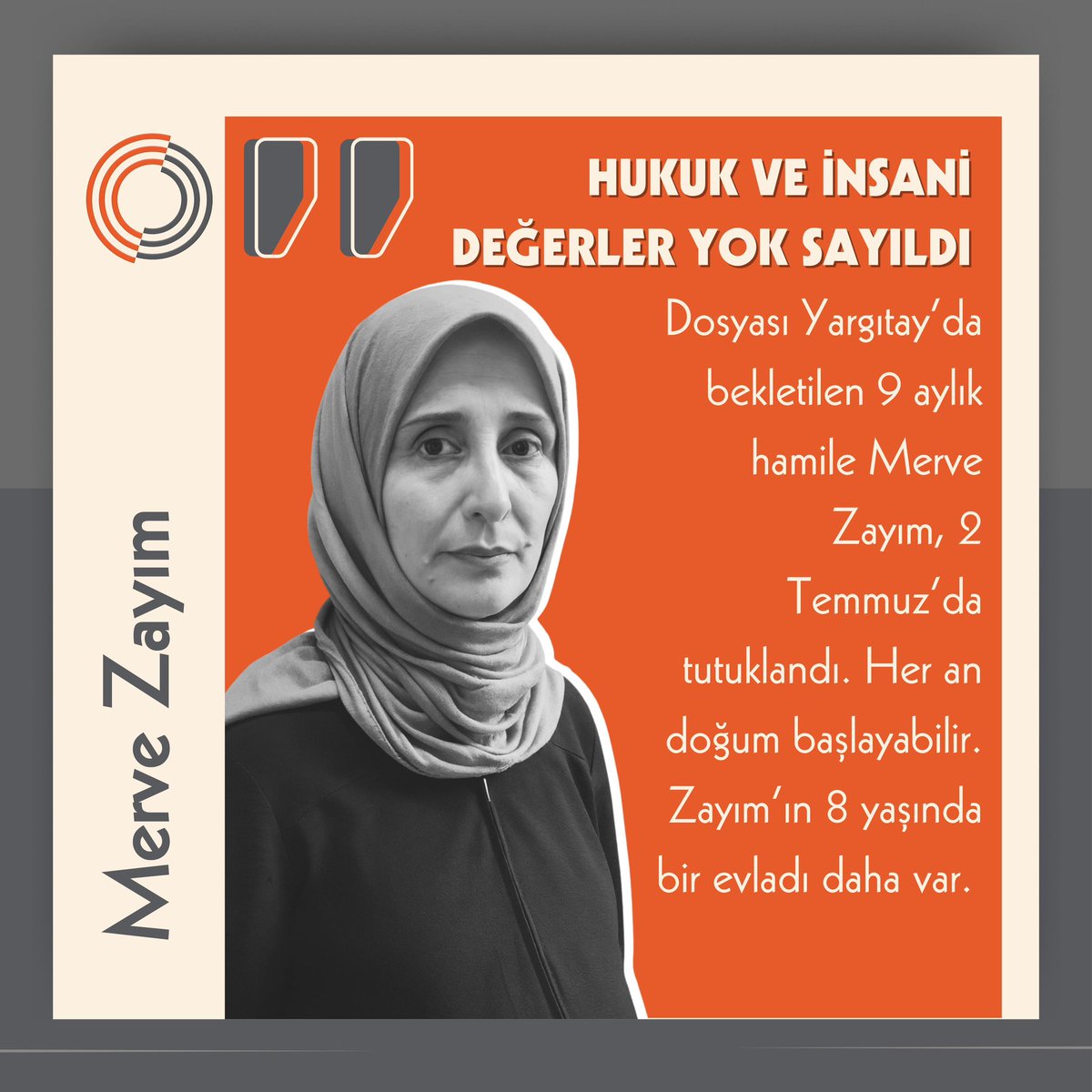odakdunyam2's tweet photo. DOĞMAMIŞ BEBEK HAYATI KELEPÇE İLE Mİ KARŞILASIN? 

Merve Zayım’ın bebeği, henüz dünyaya gelmeden kelepçenin soğukluğuyla tanışmasın.

@avcemilcicek93 

Cezaevinden Doğumhaneye https://t.co/DV2Xh5o5Au