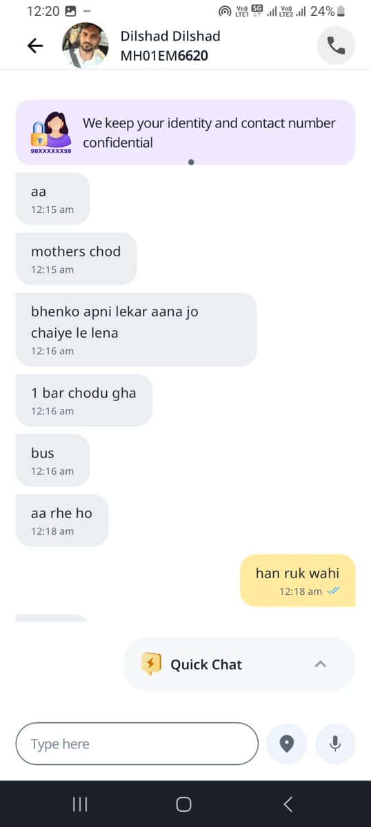shaikhoman's tweet photo. @RapidoCares thanks for giving us this type of service 👏👏👏👏👏 @Olacabs @Uber_India @MTPHereToHelp @MumbaiPolice @CPMumbaiPolice @nitin_gadkari @CMOMaharashtra @mnsadhikrut @ShivSenaUBT_  आपण महाराष्ट्रात सुरक्षित आहोत का? https://t.co/CDM03LjC1u