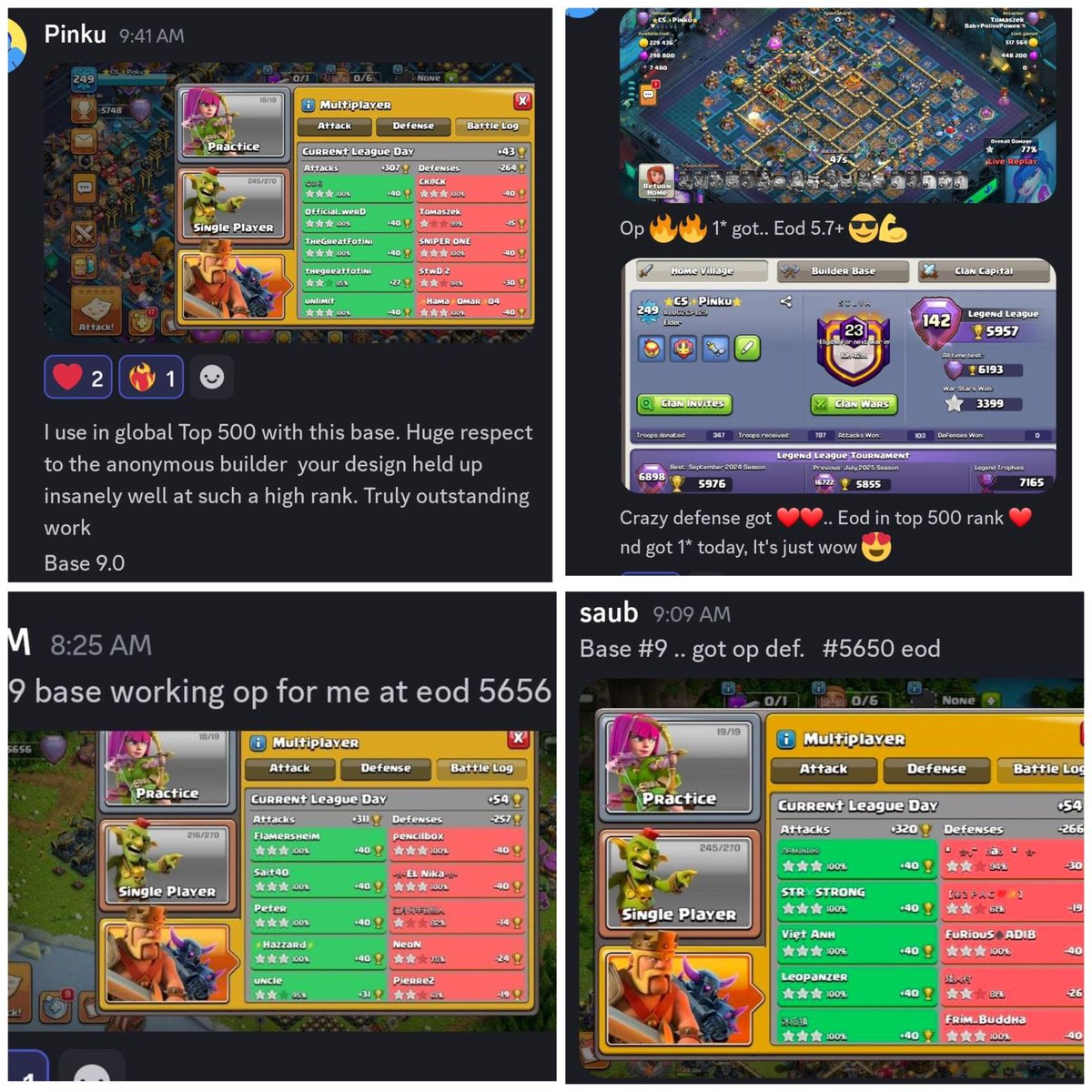 yoyo | Legend Vault (@yoyobuilder) on Twitter photo base link :link.clashofclans.com/en?action=Open…
Cc: 2ice , 3r-lonn.
** Join my discord server daily upload unseen tweaked bases fully fresh.
**Discord link : discord.gg/PfvFau7b
FREE BASE ACCESS ✅️
<a href="/NAVI_coc/">NAVI Clash of Clans</a> <a href="/CoCEsports/">Clash of Clans Esports</a> <a href="/ClashofClans/">Clash of Clans</a> <a href="/GlobalClashCup/">Global Clash Cup</a> base link :link.clashofclans.com/en?action=Open…
Cc: 2ice , 3r-lonn.
** Join my discord server daily upload unseen tweaked bases fully fresh.
**Discord link : discord.gg/PfvFau7b
FREE BASE ACCESS ✅️
<a href="/NAVI_coc/">NAVI Clash of Clans</a> <a href="/CoCEsports/">Clash of Clans Esports</a> <a href="/ClashofClans/">Clash of Clans</a> <a href="/GlobalClashCup/">Global Clash Cup</a>
