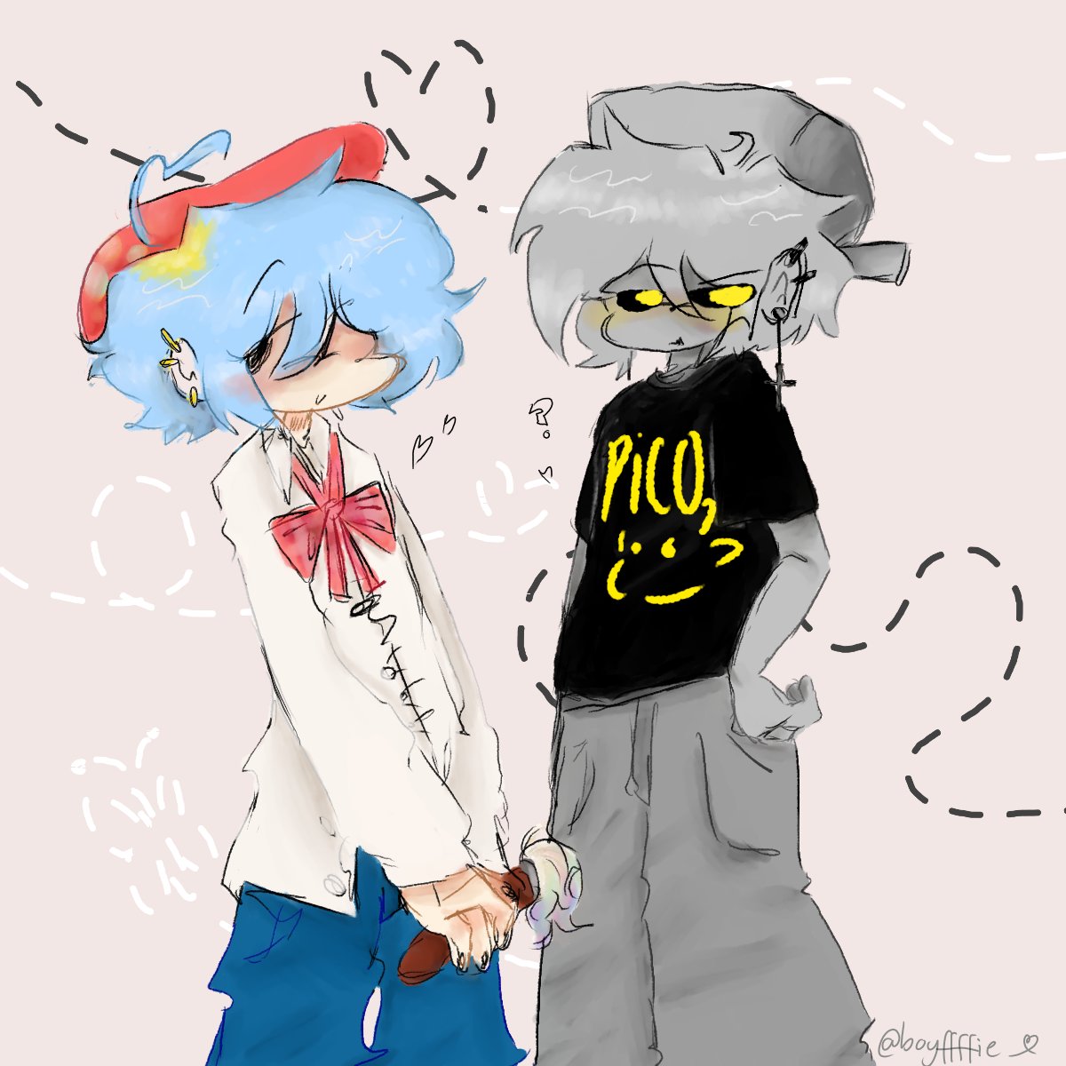 shellberriez's tweet photo. i wish there was a tag for them or smth
#benjinx #hijinxfnf #softbf #benjaminfairest #FNF https://t.co/7fpOxcgPDC