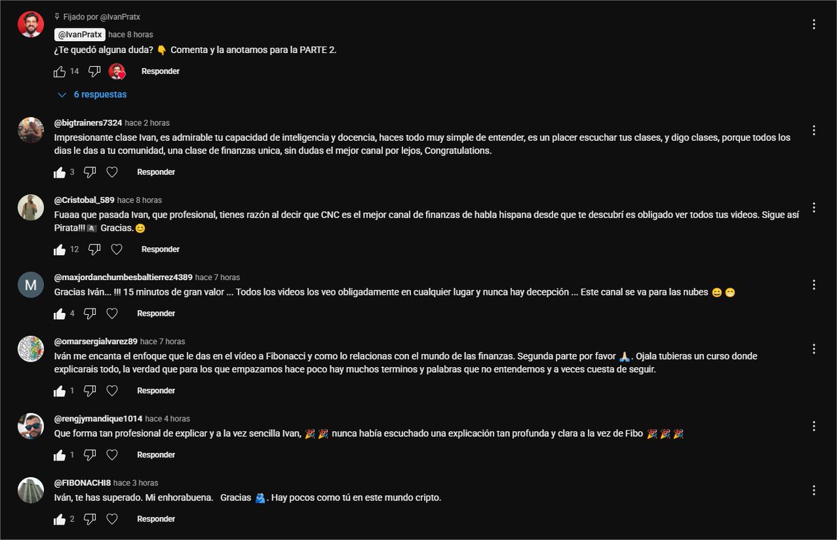 SoyIvanInversor's tweet photo. La sección de comentarios de otras comunidades VS la sección de comentarios del CNC.

No hay comparación, estás en el lugar correcto leyenda. https://t.co/CLCSP7Tam8