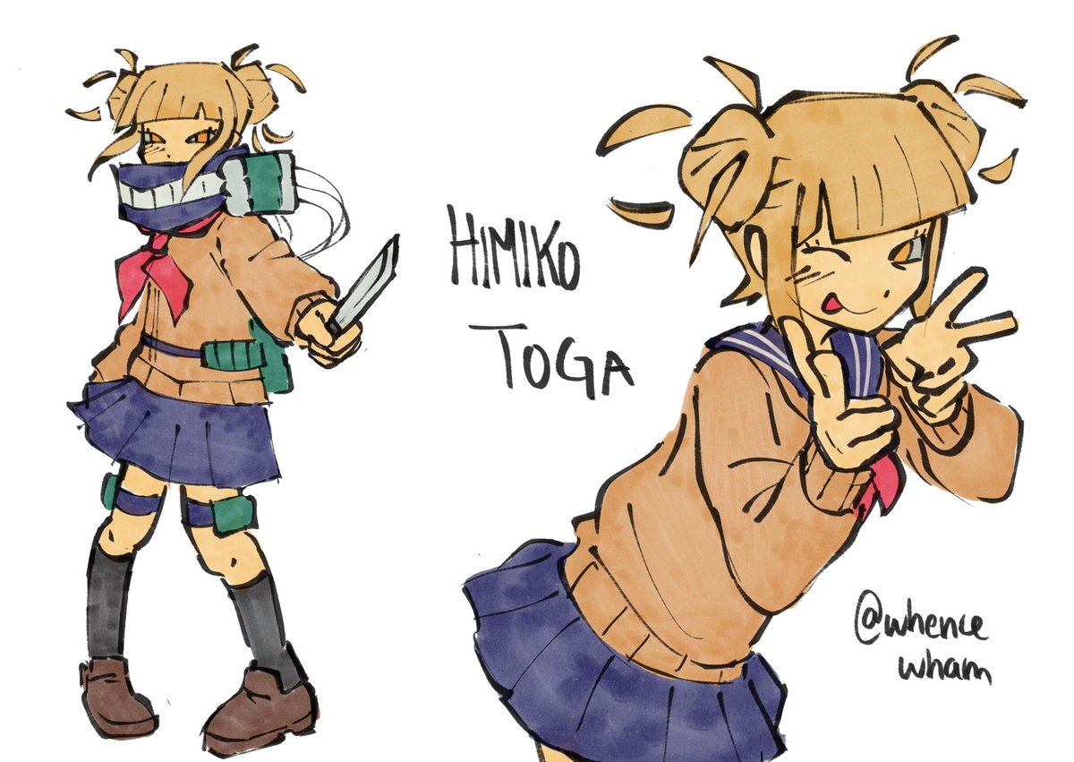 whencewham's tweet image. the cutest girl ever!!! :D #himikotoga #mha (1/6)