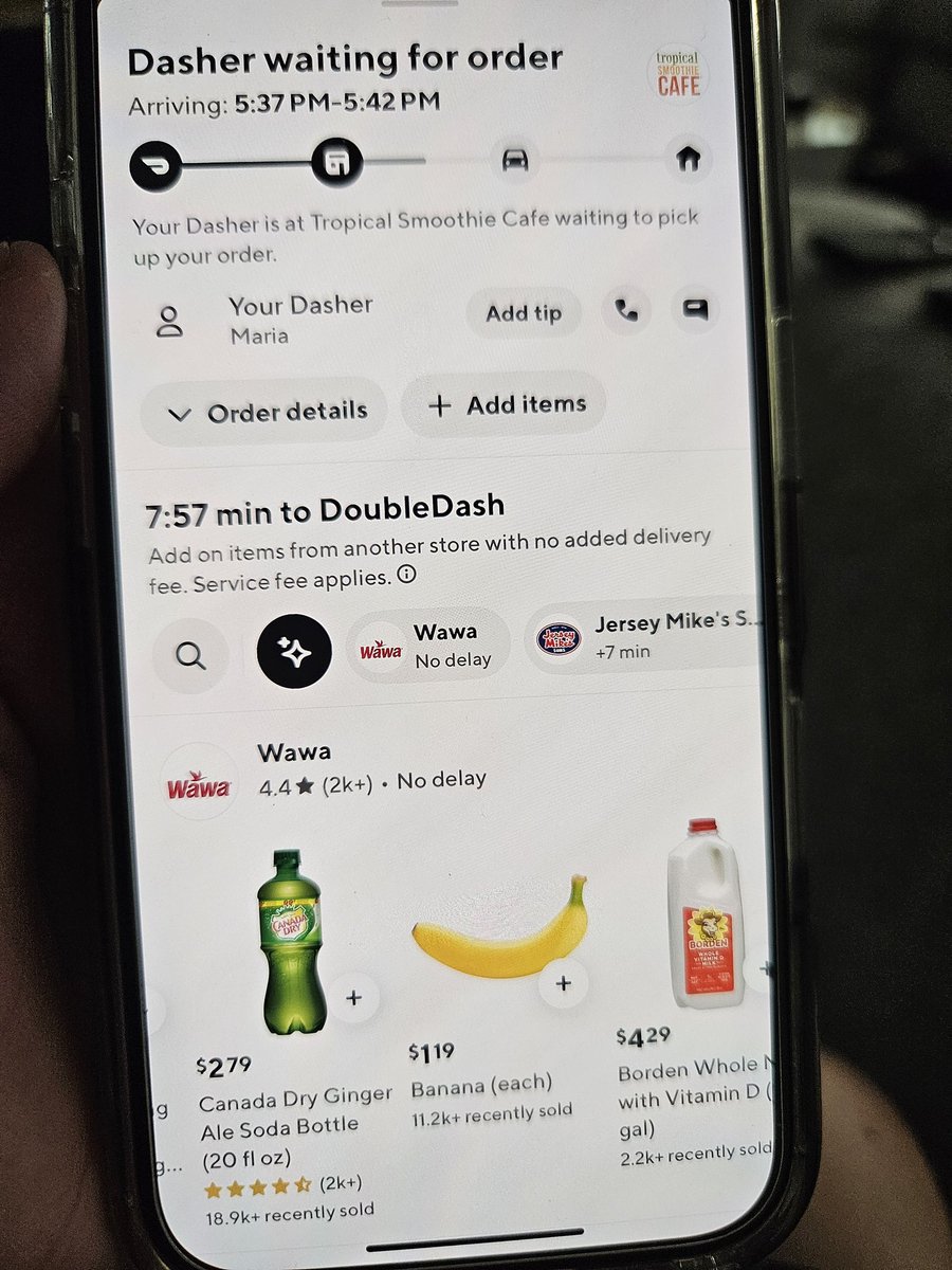ItsMeScruffTV's tweet image. When you can add a singular banana to your doordash order