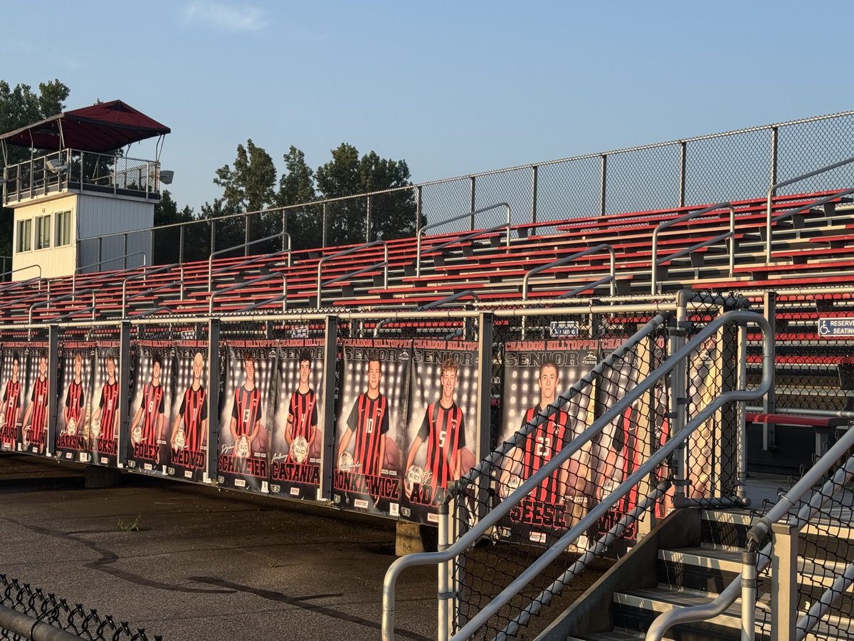 toppernation's tweet photo. Thank you Chardon Athletic Boosters and many volunteers for hanging our student athletes senior banners! https://t.co/ki3oqUCAAn