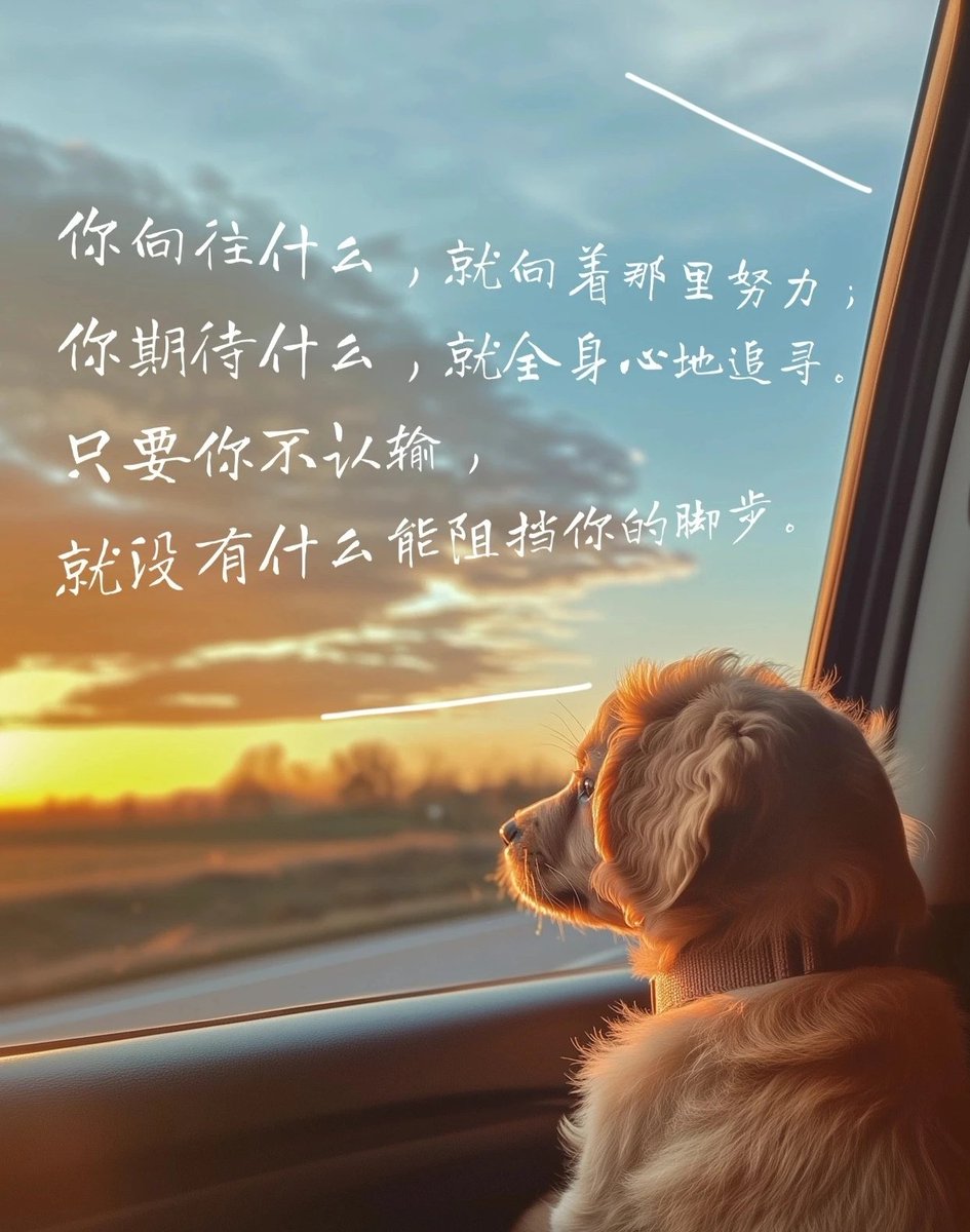QexFhCmGpj1Tovp's tweet photo. 你向往什么，就向着那里努力；你期待什么，就全身心地追寻。只要你不认输，就没有什么能阻挡你的脚步。 https://t.co/EVHHRuFXmA