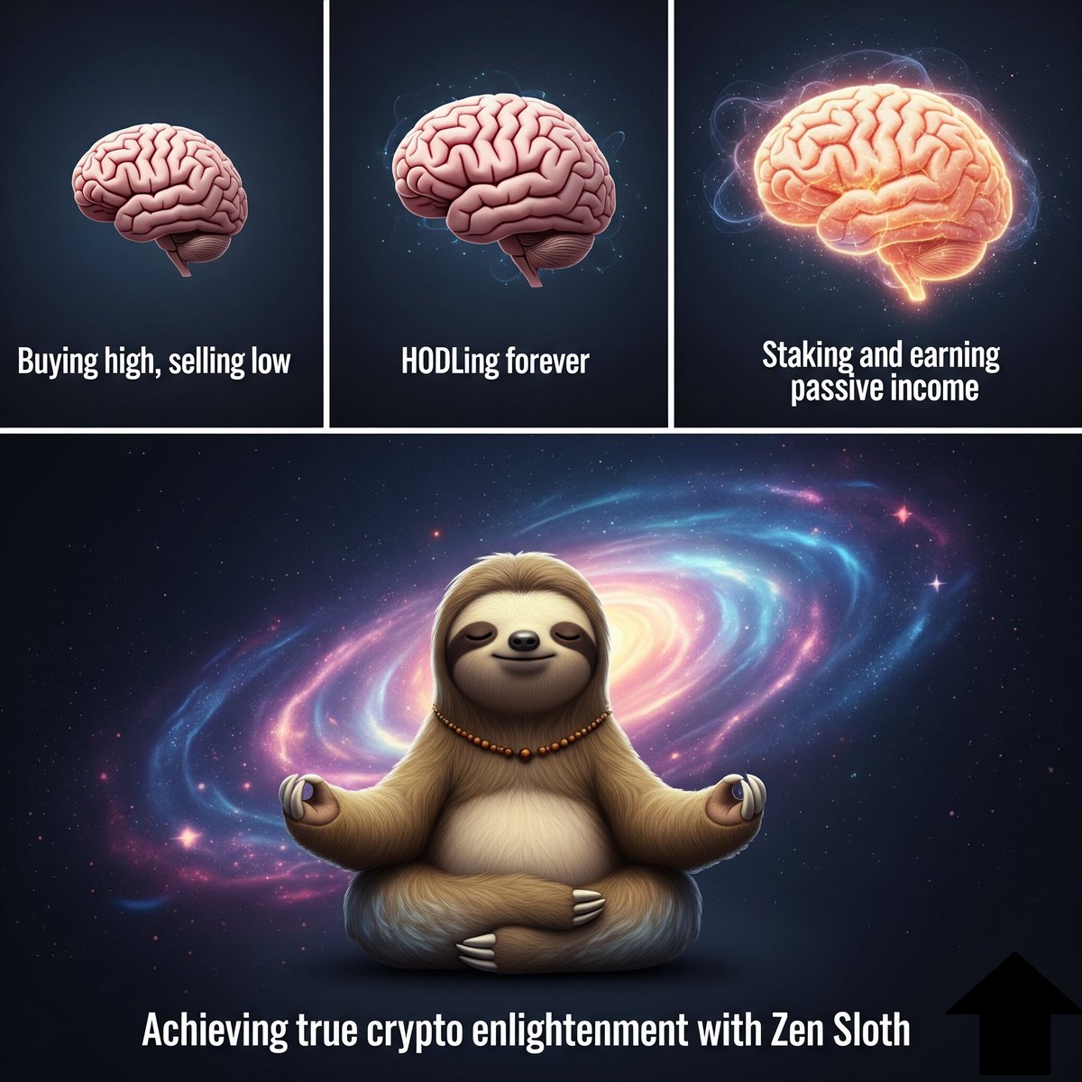 ZenSlothio's tweet photo. Who said crypto can't be relaxed? ZenSloth Hub is here with $ZSLOTH โ your ticket to chill gains and epic memes. Launching Aug 2025! Who's in? #ZenSloth #CryptoChill https://t.co/pjYGaivPao ๐ https://t.co/PSM19hGcqK