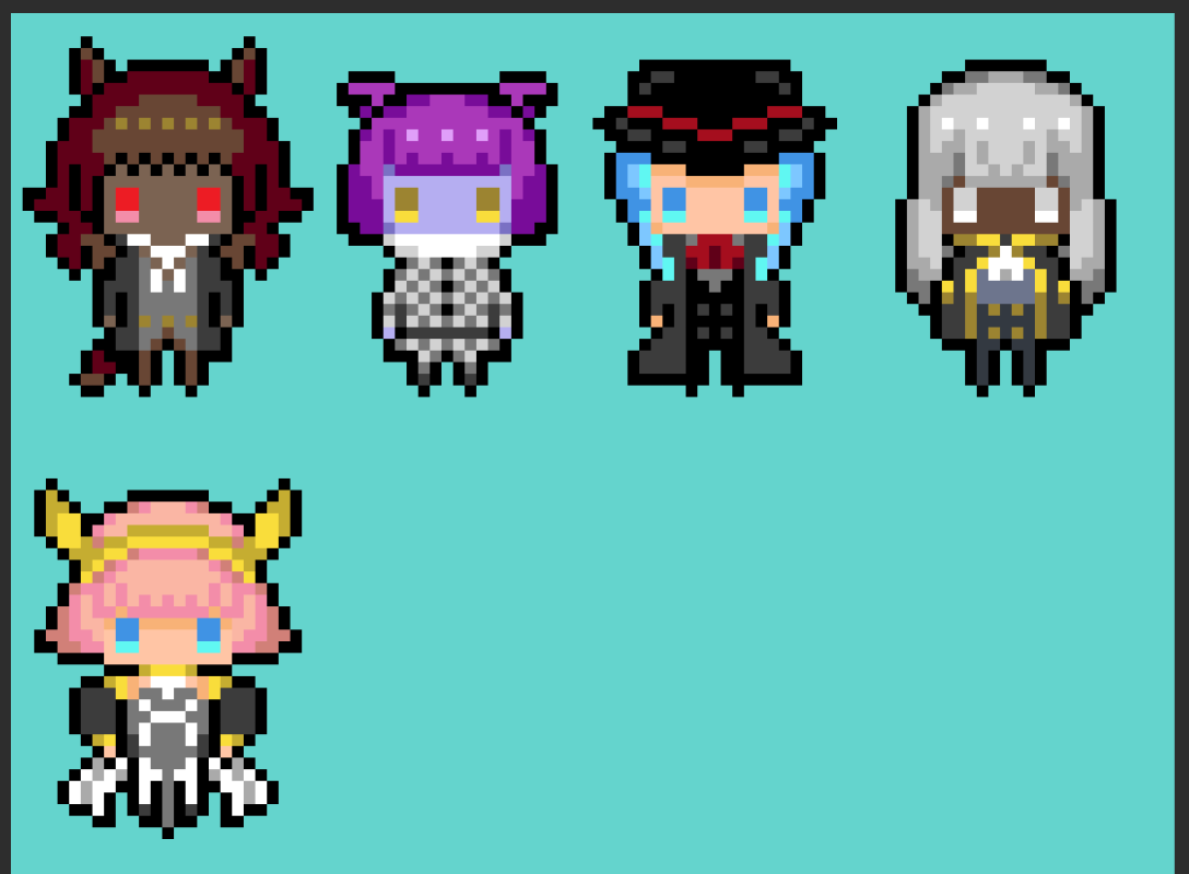 designing pixel versions of metaphor characters to put on wplace when it comes back since atlus didn't make them for everyone...