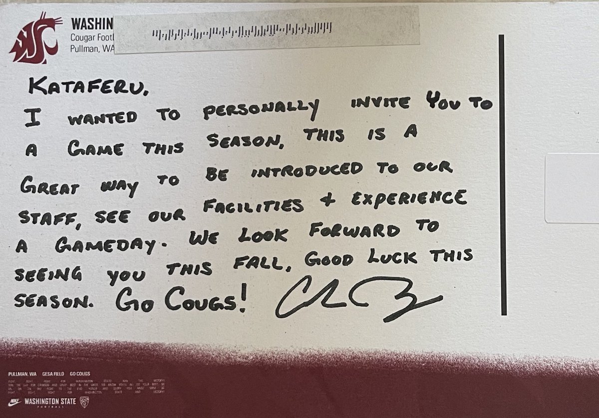 Thank You <a href="/WSUCougarFB/">Washington State Football</a> for the Game Day Invite. Excited to be back in Pullman!!
#GoCougs 
- <a href="/E_Thompson92/">Everrette Thompson</a> 
- <a href="/CoachBibbs52/">Jalon Bibbs</a> 
- <a href="/FaipeaAvaava/">AEP ATHLETICS (Coach Ava)</a> 
- <a href="/Coach_TuiAvaava/">Tui Avaava</a>