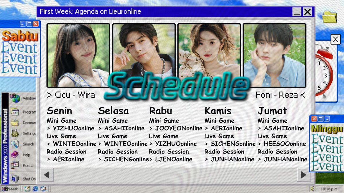 LIEURONLINE's tweet photo. ⠀ 
➭ LIEURONLINE's WEEKLY SCHEDULE : 11/08/2025 - 15/08/2025 ⌨

⠀ https://t.co/VNuMd9lz1w