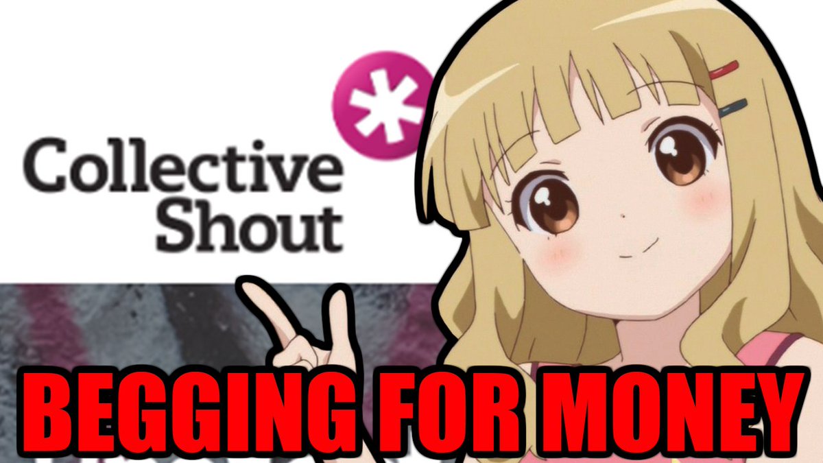 Collective Shout awakened the sleeping beast that is the Internet and are upset about it. They even go as far as to call out Elon Musk for helping Gamers and Anime fans out. Now they are begging for money to help silence us. youtu.be/lqD5u62x4kU