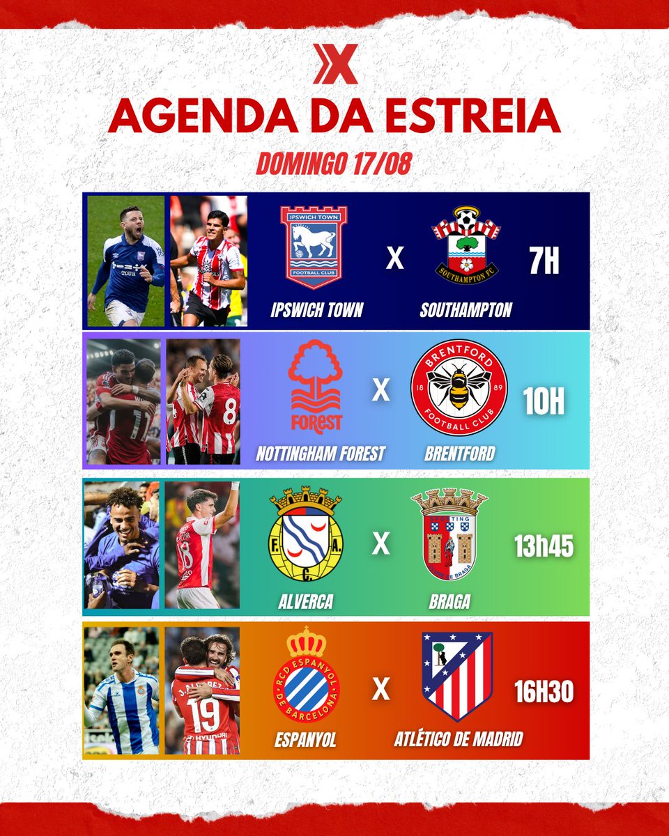 xsportsbrasil's tweet photo. DIA 16, HEIN! ANOTA! 📝🔥👀

A gente já sabe da ansiedade que vocês estão para a estreia do mais novo canal esportivo da TV brasileira. No próximo sábado entraremos no ar com o melhor do futebol europeu.  

Você não perde por esperar! 🫵

Acerte na ❌! https://t.co/mBqTYMrMN2