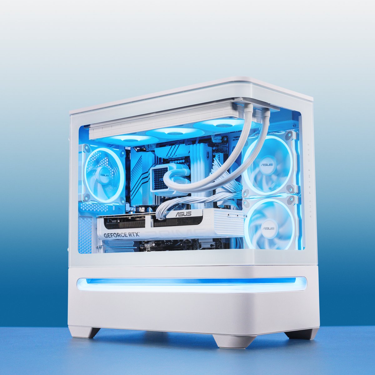 Black case for stealth. White case for style.
Both keep their cool with panoramic glass and optimized airflow.
See the Prime AP202 in action: us.asus.click/EU_AP2