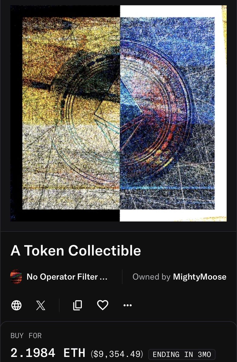 If you like art that you can buy with a decentralized currency that doubles as a global supercomputer I have good news!

🖼️ 👇 #Cryptoart