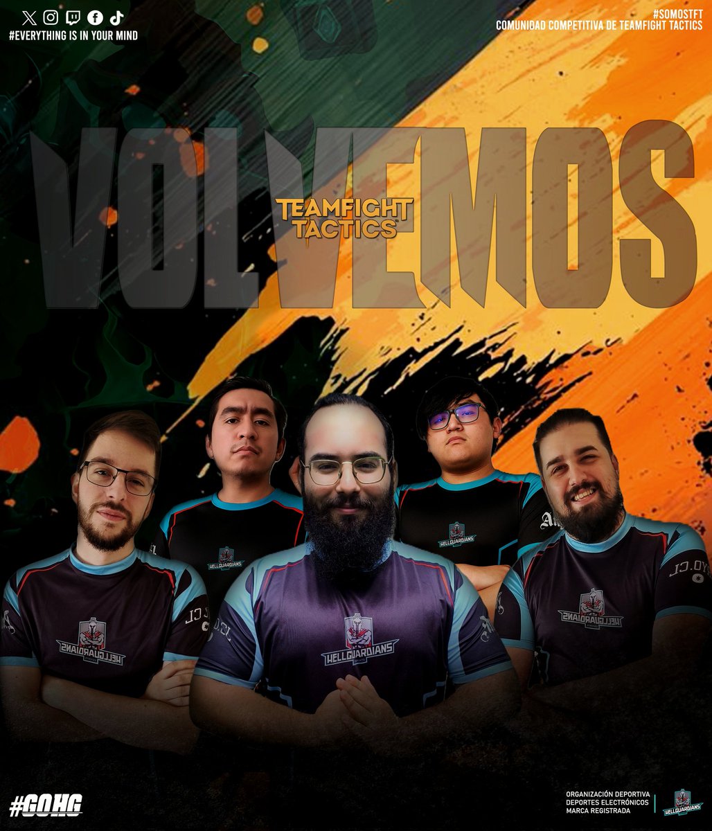 ¡Volvemos al Tablero!.

Nuestros Guardianes del equipo #TFT LATAM vuelven a las competencias en esta nueva temporada.

¡Cómo siempre vamos con todo a la conquista!.

#GOHG 
#TFT #TFTLatam #RiotGames #Esports #Gaming #JuegosMoba