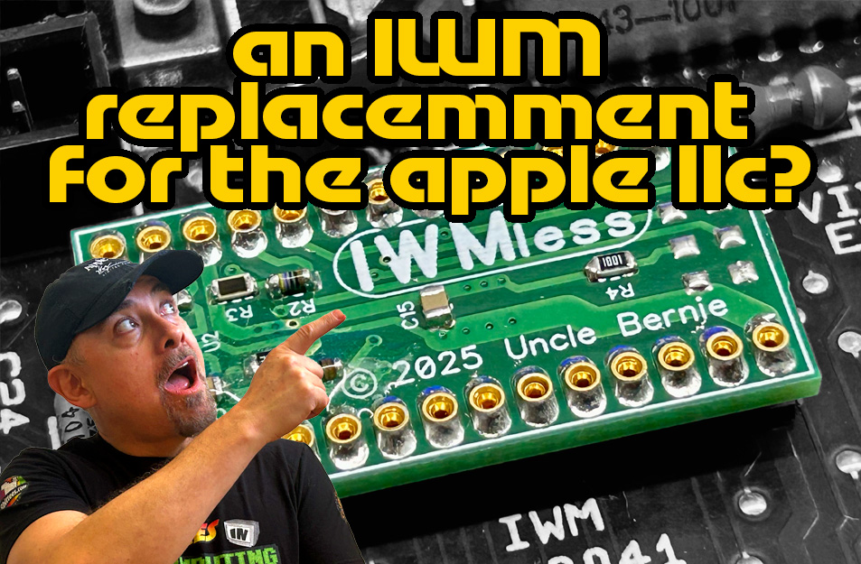 Woz Magic Restored! Replacing My Apple IIc IWM with New IWMless Chip | A... youtu.be/NYFiMEVD79k?si… 
#IWMless  #IntegratedWozMachine #MacintoshRepair #RetroComputing #AppleII #RetroTech #AppleIIc #Apple #ChipReplacement #WozMagic  #AppleRetro #TechNostalgia #AppleHistory