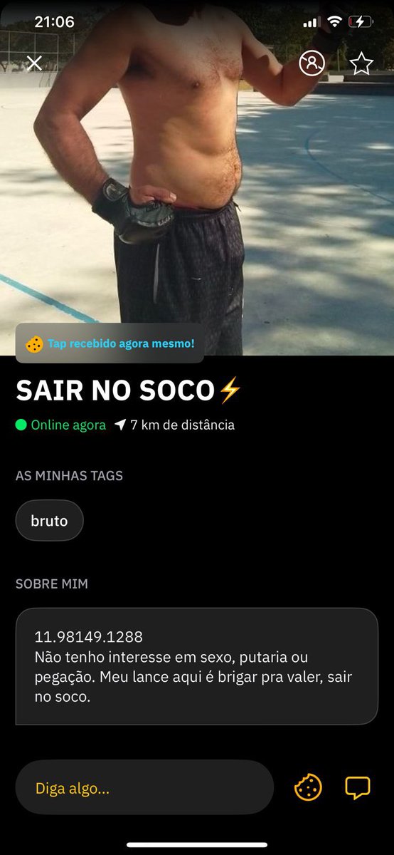 SafadoVerst3's tweet photo. É normal gente ? Kkkk #grindr https://t.co/jqAlEMECZw