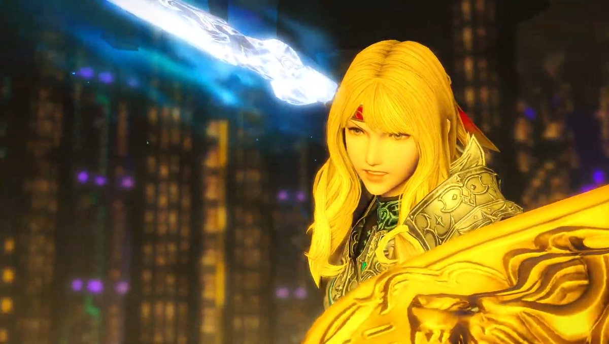 Zephyrsword's tweet image. I wish I had taken an ingame screenshot, but this scene was cool.