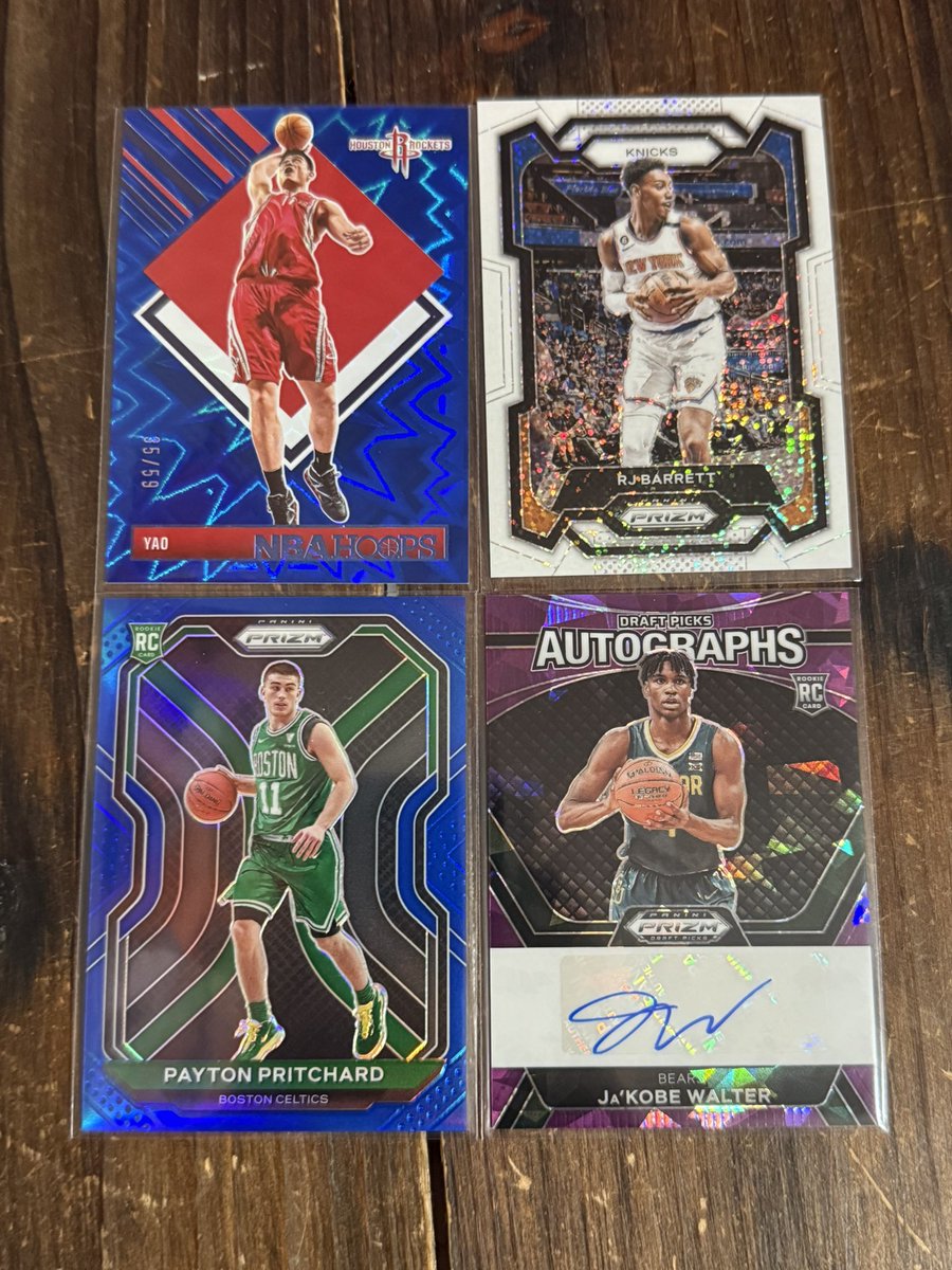 RRSC_14's tweet photo. #RRSCStacks26 x #XNat25
——
$4.50 BMWT
$1.00 PWE
$50+ Ships Free!!
———
10% of all proceeds go to charity! See pinned.
——
Ming /59 - $10
Barrett - $10
Pritchard /199 - $20
Walter /99 - $10 https://t.co/fdOjZ6am40