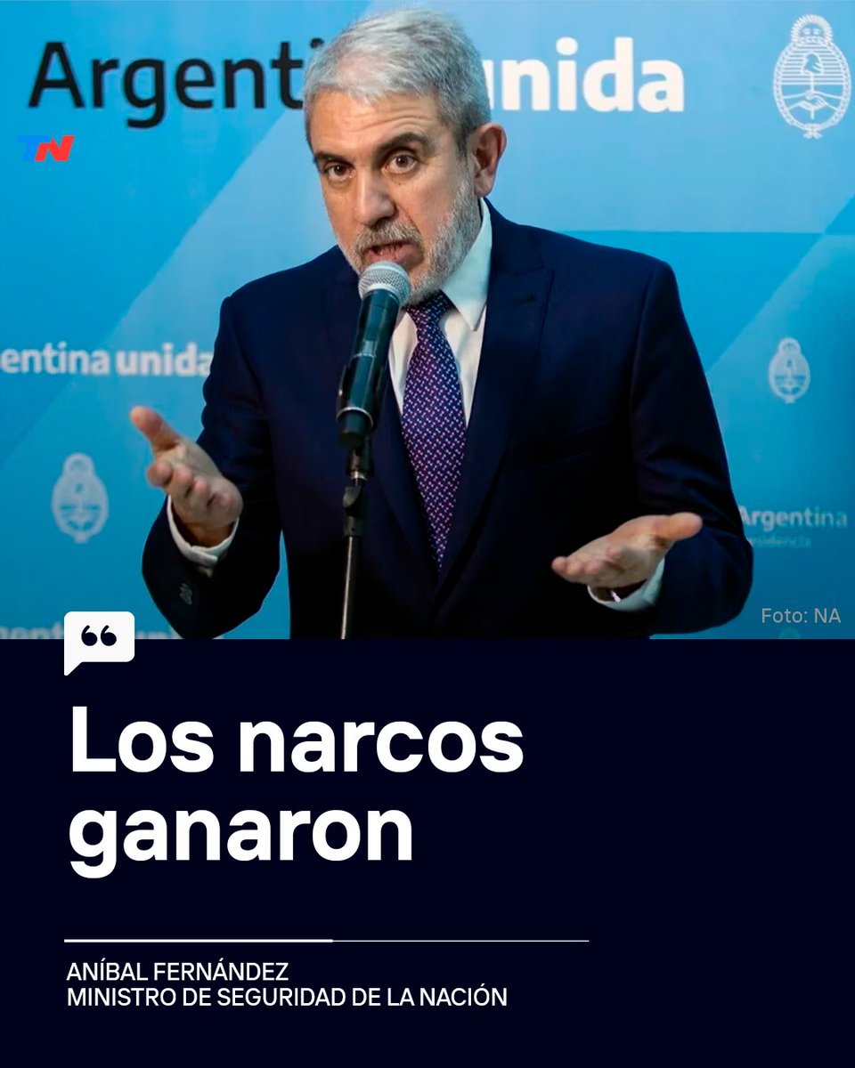 <a href="/FernandezAnibal/">Aníbal Fernández</a> ¿ Y el consumo de efedrina y fentanilo cómo anda, eminencia moral e intelectual?