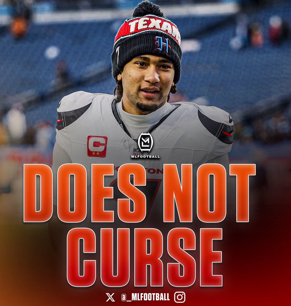 POWERFUL: #Texans quarterback CJ Stroud DOES NOT CURSE anymore because he is a man of GOD.

“I can’t proclaim I love God &amp; have a wild mouth, it’s hypocritical.”

CJ said he is looking to be a great influence on the younger generations and spread the Glory of God.

Inspirational.