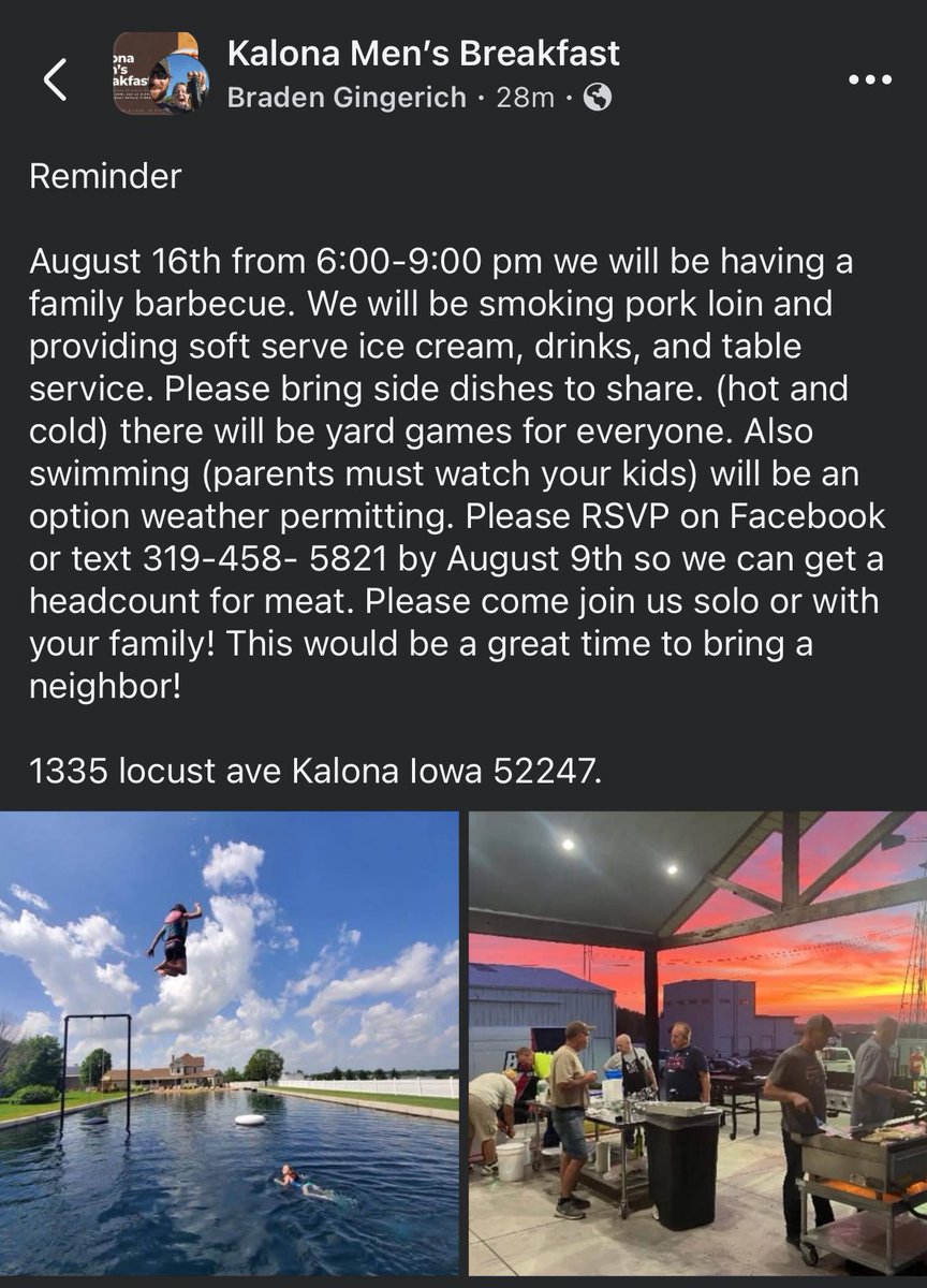 Come join us for supper on Saturday night - I’ll be smoking the pork loin!