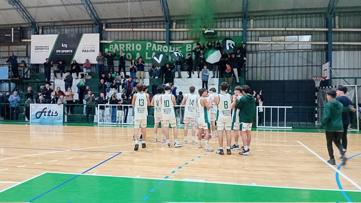 Barrio Parque Basquet (@basquetparque) on Twitter photo Final del último partido del cuadrangular interregional de la Liga Formativa Federal U17
<a href="/BasquetParque/">Barrio Parque Basquet</a> 62 - Urquiza de San Juan 40. (15/9).
Barrio Parque finaliza 2do con 5 puntos y una diferencia de gol +20, a la espera de la clasificación final.
1ro Bolivar de C. Paz 6 pts. Final del último partido del cuadrangular interregional de la Liga Formativa Federal U17
<a href="/BasquetParque/">Barrio Parque Basquet</a> 62 - Urquiza de San Juan 40. (15/9).
Barrio Parque finaliza 2do con 5 puntos y una diferencia de gol +20, a la espera de la clasificación final.
1ro Bolivar de C. Paz 6 pts.