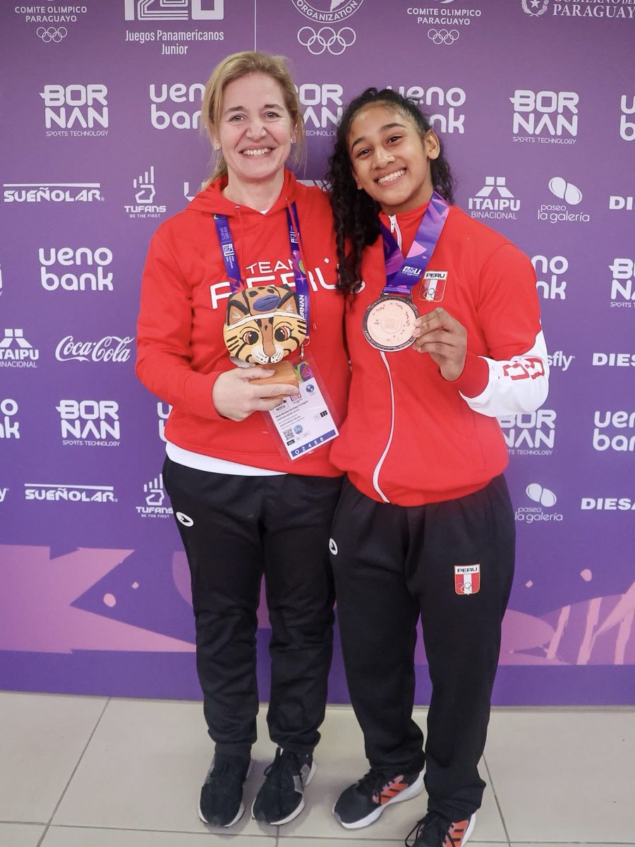 judomaria's tweet photo. ¡Felicitaciones, equipo! Estoy orgullosa de nuestros judokas, Driulys Rivas, Luciana Julca y Mateo Cóndor, quienes demostraron hoy su coraje en el tatami de los II Juegos Panamericanos Junior Asunción 2025. https://t.co/13EZhcuU4m
