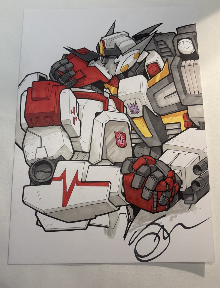 myraqx0601's tweet image. #Dratchet #ratchlock Actually Jack already posted this on his instagram but it was me who commissioned it! I need to come back to UK for the sole purpose of commissioning him again🫡🫡🫡🫡