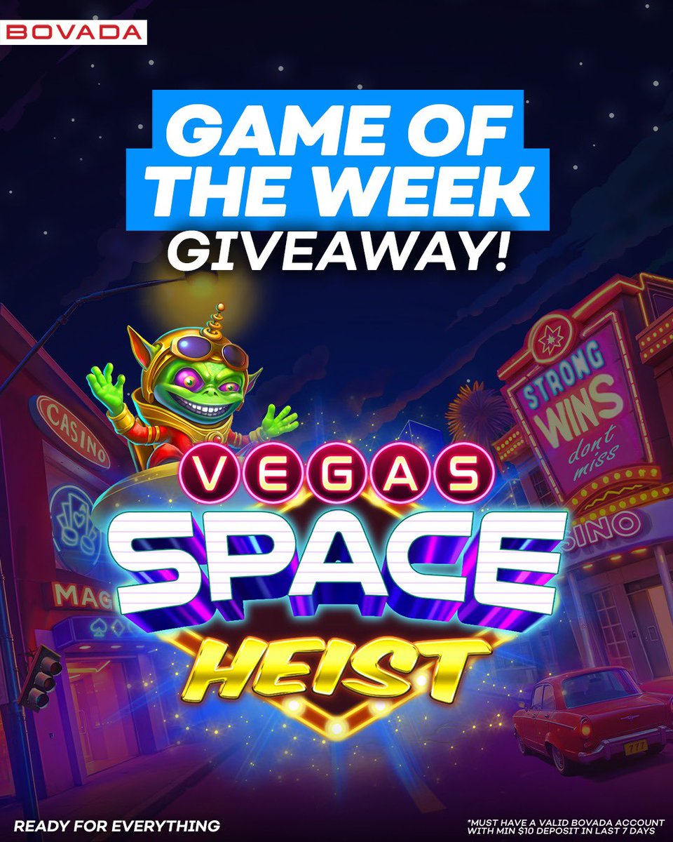 Bovada_Casino's tweet image. 🚨 WHO WANTS A BONUS? 🚨

We’re giving away FIVE $20 crypto bonuses to celebrate our Game Of The Week!

- ❤️ + 🔁 + Follow @Bovada_Casino 
- Drop a 👽 in the comments

Five random winners will be selected and posted tomorrow at 4PM ET! ⏳

Terms: bit.ly/3YpL9SK