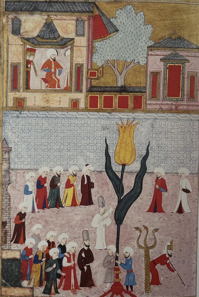 1582 Şenliği’nde Atmeydanı’nda dev bir lalenin geçişi.