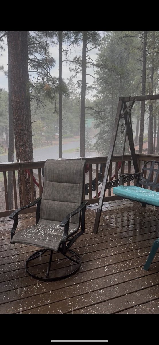 rhinoswin's tweet photo. From 85 degrees and sunny to this in less than 1/2 an hour. Yep that’s Hail in August 
Mountain living. I just booked a room in Orange Beach, Alabama. I need to put my body in the ocean https://t.co/wyRdr8n9Q9