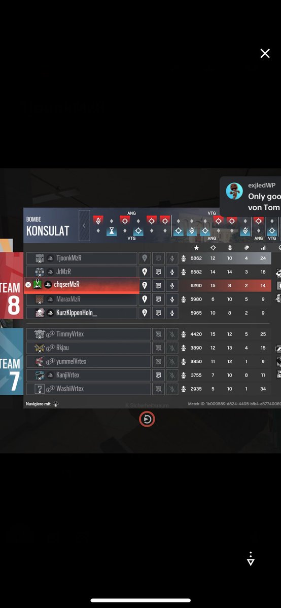 Heute haben wir Gegen Vertex in der Controller Pro League  2:0 Gewonnen