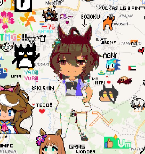 raviolication's tweet image. What are the odds that as I’m making a tachyonling near Miami Florida there is, in the literal complete opposite side of the world in Semarang ID, a larger tachyonling, and at the approx same level of completion no less.