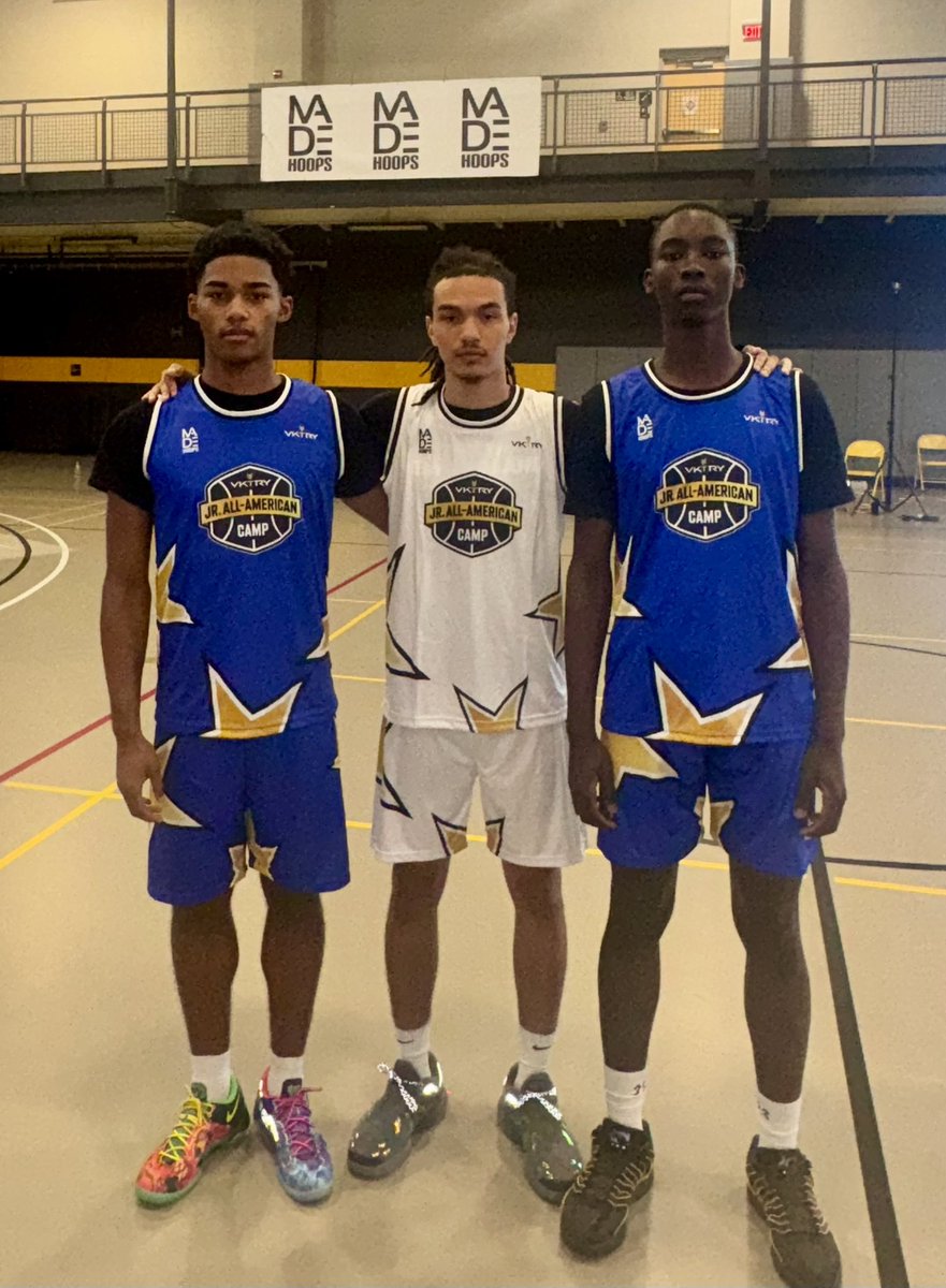 Team New England Basketball Club (@tnebballclub) on Twitter photo Great weekend for the boys🙌🏾
Huge s/o to <a href="/madehoops/">MADE Hoops</a> for running a truly ELITE AA camp‼️
We brought 8 down. 3 made the All-Star team:
2028:
<a href="/EnzoMweli/">Enzo Mweli</a> 6’9” F
2027:
<a href="/antvick13/">Anthony Vick III</a> 6’4” G
<a href="/SorenLolonga/">Soren Lolonga</a> 6’5” G
Future is 😎
#TheHomeTeam Great weekend for the boys🙌🏾
Huge s/o to <a href="/madehoops/">MADE Hoops</a> for running a truly ELITE AA camp‼️
We brought 8 down. 3 made the All-Star team:
2028:
<a href="/EnzoMweli/">Enzo Mweli</a> 6’9” F
2027:
<a href="/antvick13/">Anthony Vick III</a> 6’4” G
<a href="/SorenLolonga/">Soren Lolonga</a> 6’5” G
Future is 😎
#TheHomeTeam
