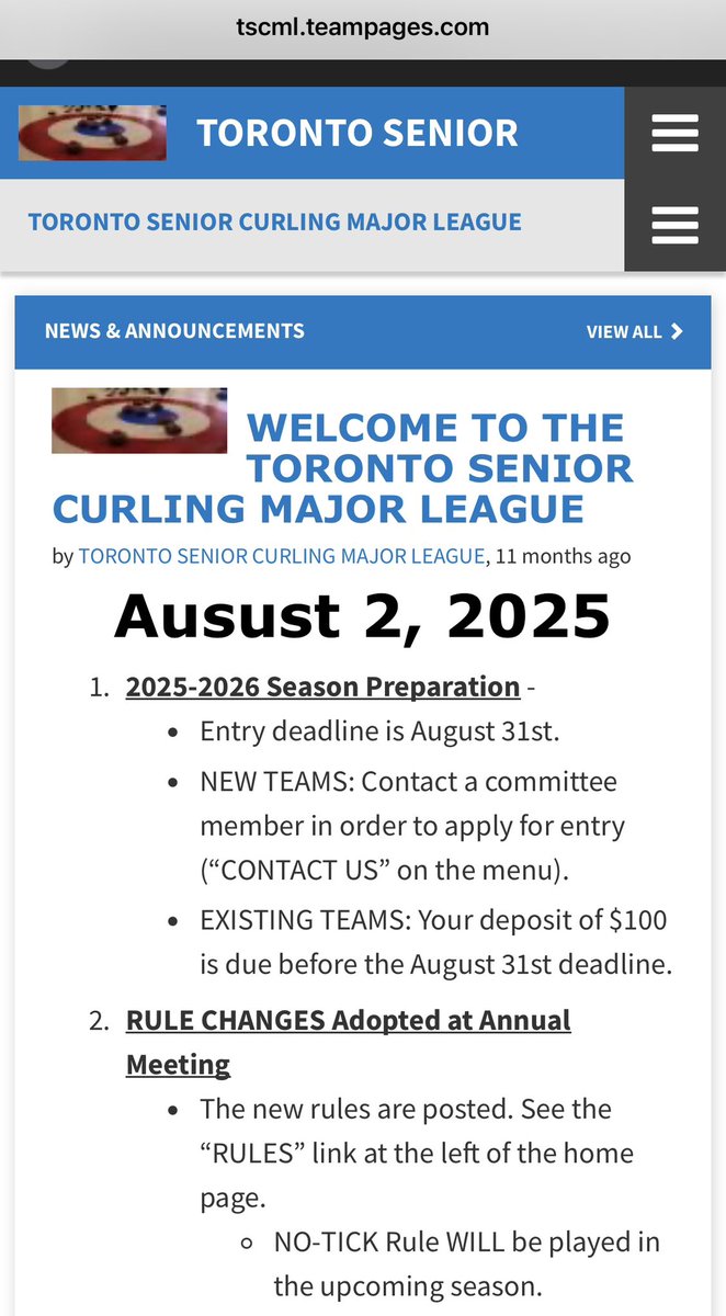 Toronto Curling tweet media