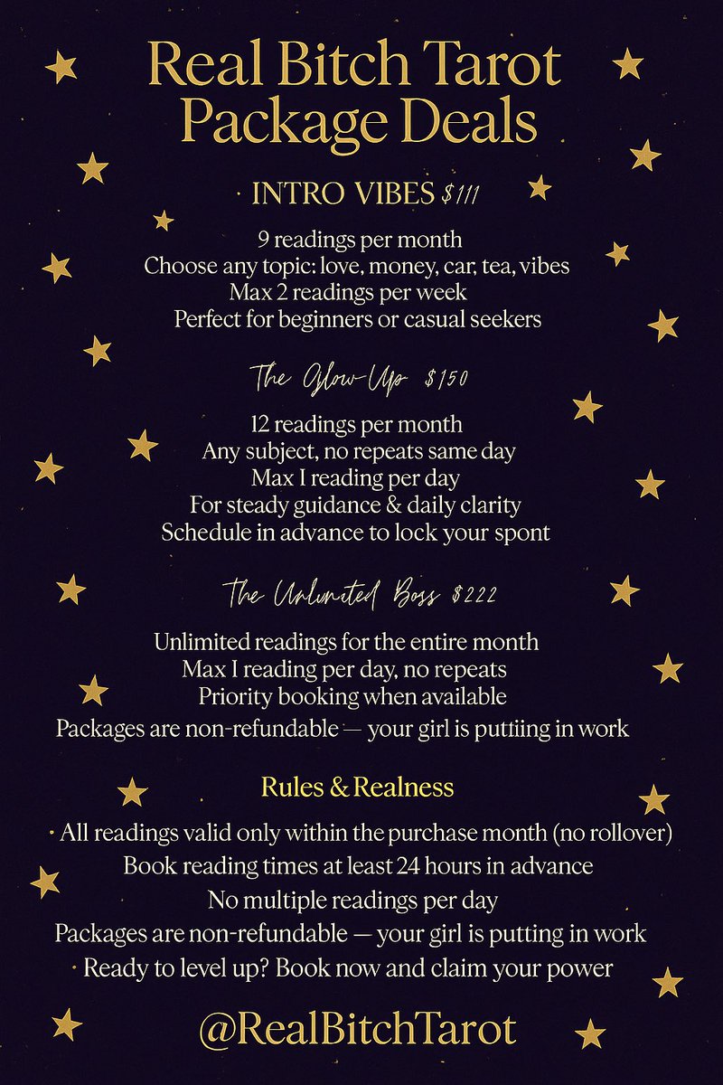 RealBitchTarot -OPEN FOR READINGS🩵 tweet media