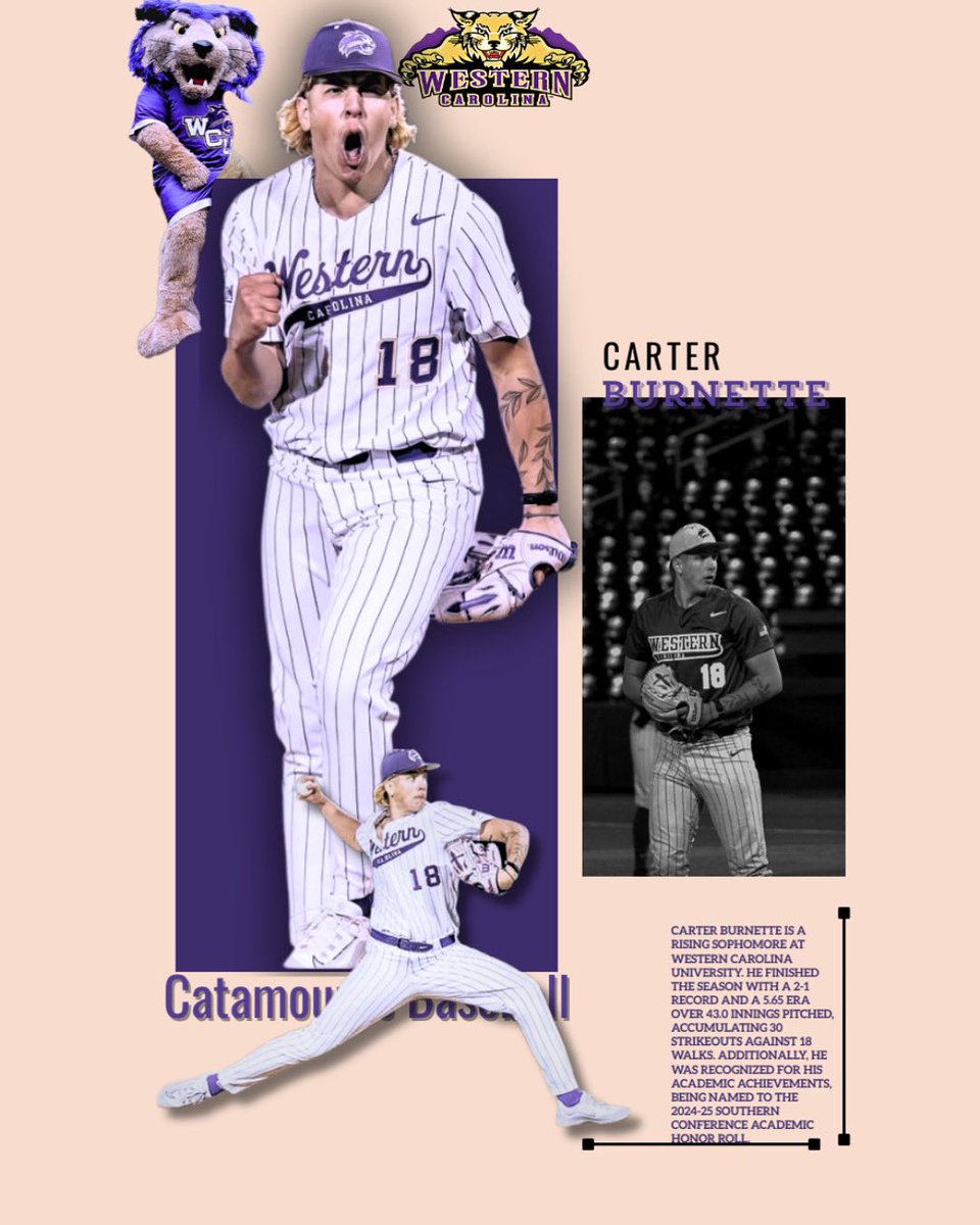 Wow! Was blessed to receive my first Divsion 1 Client Today! <a href="/Catamounts/">Western Carolina Athletics</a> <a href="/CatamountBSB/">Western Carolina Baseball</a>
