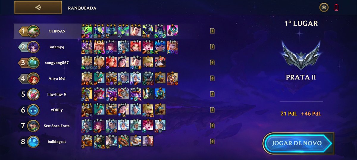 essealisson's tweet image. Viciei em TFT mobile, essa partida formei tudo 3 estrelas praticamenteee. Varus matando todo  mundo em 1s