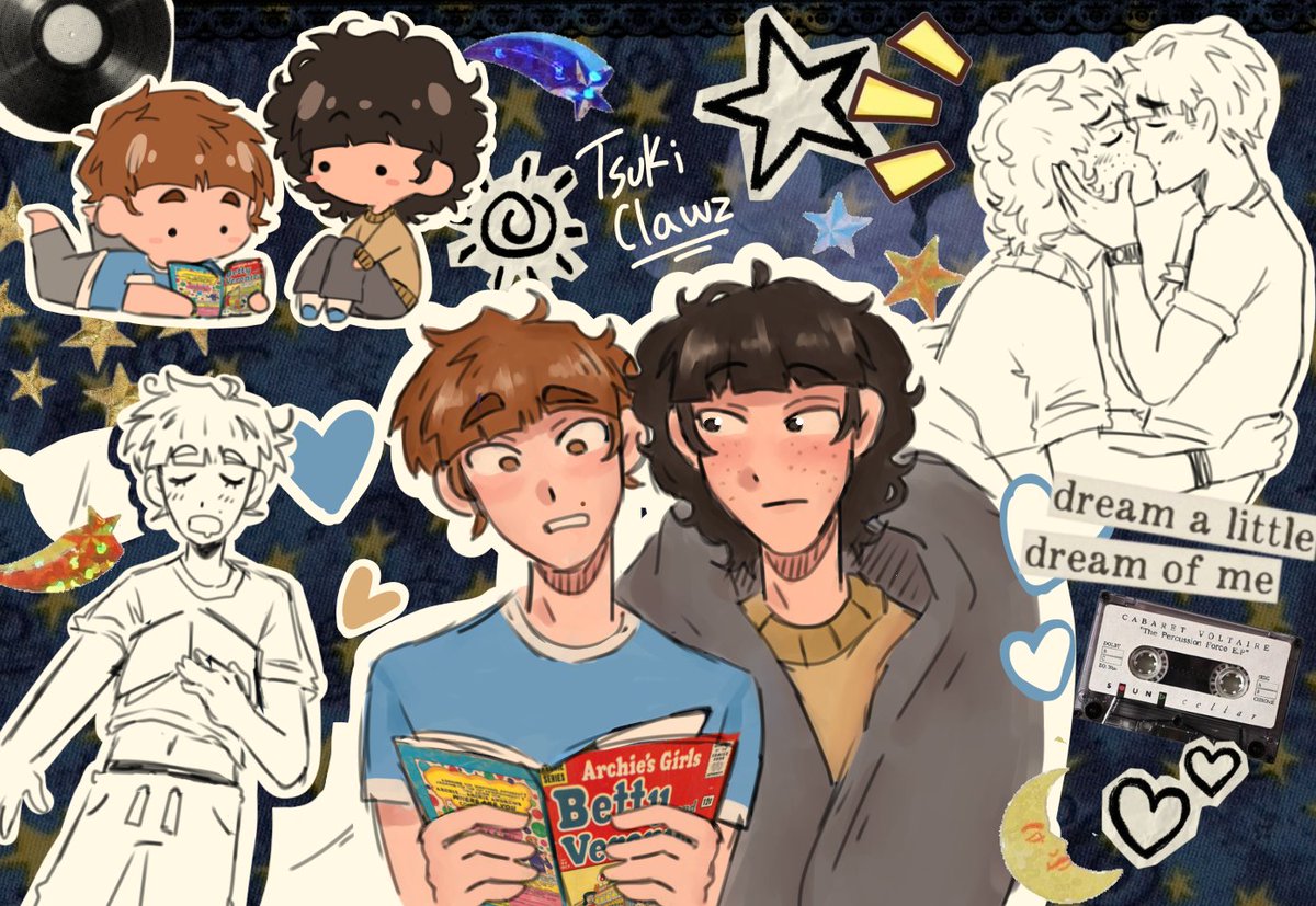 tsukiclawz's tweet photo. Byler sleepover... i hate them sigh #byler https://t.co/3Ea5Zk7a40