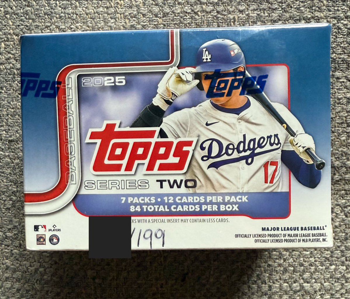 The Hobby 24/7 (@thehobby247) on Twitter photo We numbered /199 this 2025 #MLB Topps Series 2 blaster & we’re shipping it for FREE to the 1st follower who guesses what number it is!
Only one guess per page & must be following <a href="/SA247LLC/">Sports Analytics 24/7</a> to win 🤝 #TheHobby We numbered /199 this 2025 #MLB Topps Series 2 blaster & we’re shipping it for FREE to the 1st follower who guesses what number it is!
Only one guess per page & must be following <a href="/SA247LLC/">Sports Analytics 24/7</a> to win 🤝 #TheHobby