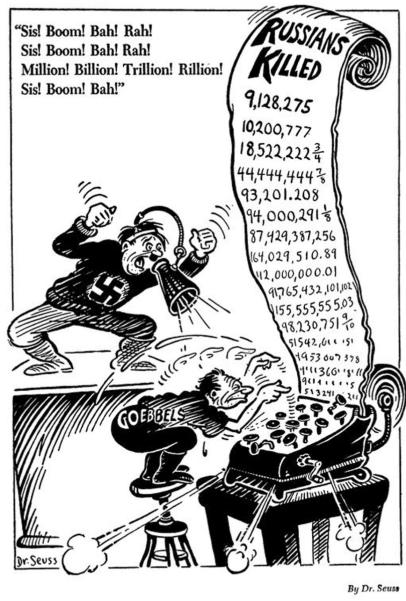 Hitlerite Random number generator says 40M killed by Stain and "Mau" today!