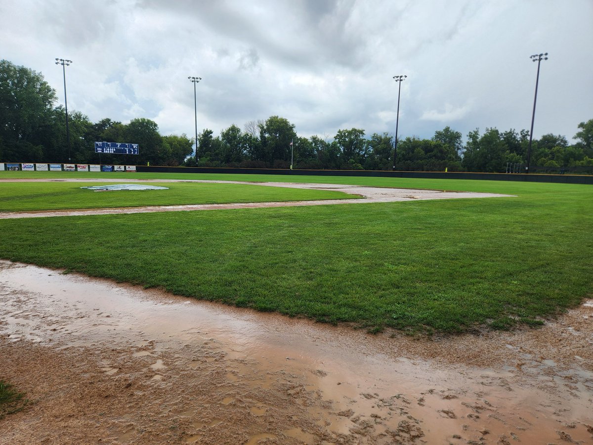 Hastings Hurricanes (@hurricane35plus) on Twitter photo Can't believe we are saying this. Our field has been flooded by a rogue storm that dumped over an inch on our field. Angels lead Loons 6-0 in bottom 6th. <a href="/TheFedMN/">Federal League</a> Can't believe we are saying this. Our field has been flooded by a rogue storm that dumped over an inch on our field. Angels lead Loons 6-0 in bottom 6th. <a href="/TheFedMN/">Federal League</a>