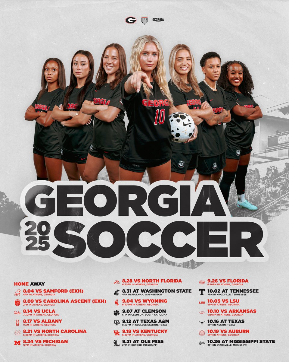 Georgia Soccer (@ugasoccer) on Twitter photo πΆ ππ‘π ππππ ππππ¬π¨π§ π’π¬ πππ«π! β½οΈ
The Dawgs are back in action beginning this week against <a href="/UCLAWSoccer/">UCLA Women's Soccer</a> on Thursday at 7:30 p.m. in Athens!
#GoDawgs πΎ πΆ ππ‘π ππππ ππππ¬π¨π§ π’π¬ πππ«π! β½οΈ
The Dawgs are back in action beginning this week against <a href="/UCLAWSoccer/">UCLA Women's Soccer</a> on Thursday at 7:30 p.m. in Athens!
#GoDawgs πΎ