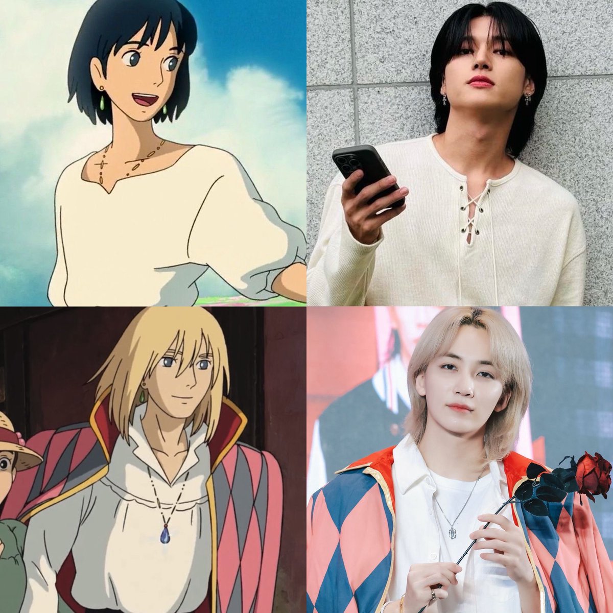 anime                                         real life