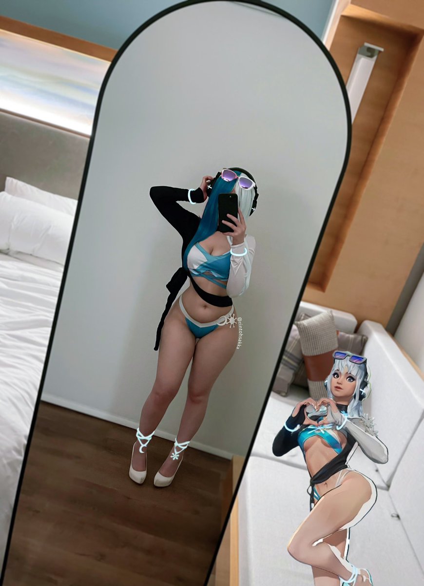 luna snow summer cosplay ❄️