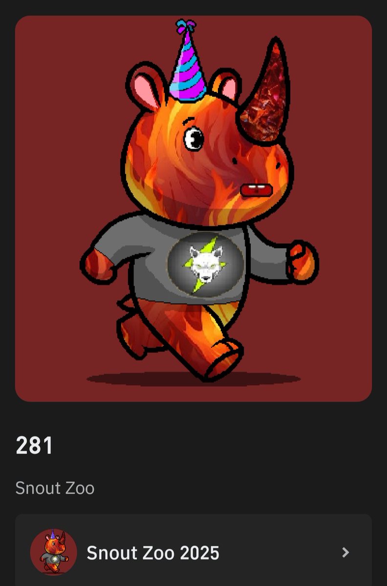 Did you know <a href="/SnoutZoo/">SnoutZoo</a> has VOLTED rhinos? Check out this cutie I just received wearing the Volted tee! 🔥
Go mint your rhinos before they're all gone!
Thank you <a href="/WCCN2022/">West Toast</a> !!!
⚡⚡⚡⚡⚡⚡⚡⚡⚡⚡⚡
#AutismAwareness #nft