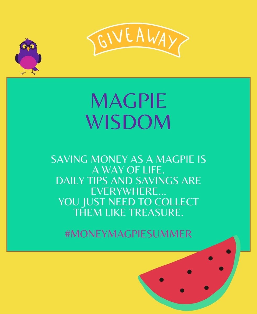 SuzzElizabeth's tweet image. #MoneyMagpieSummer @MoneyMagpie